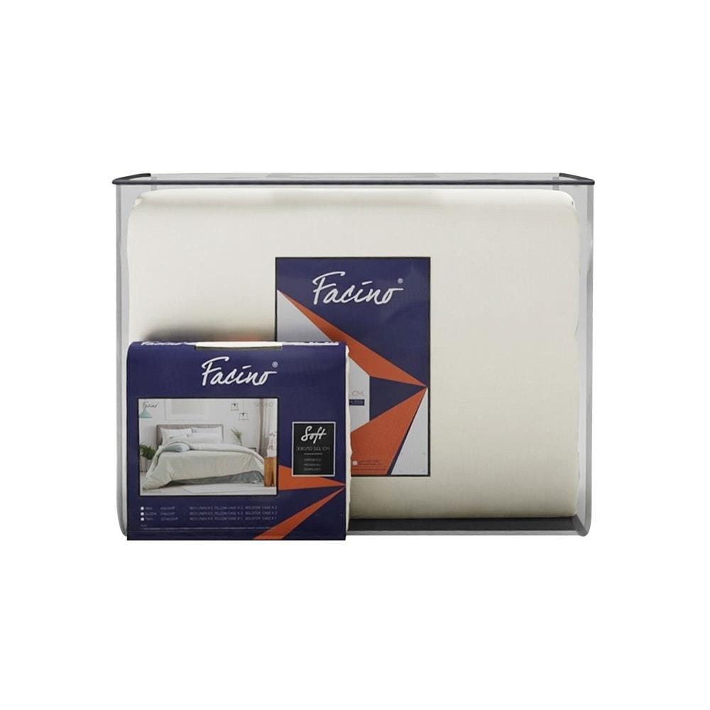 ชุดผ้าปูที่นอน 3.5 ฟุต 4 ชิ้น FACINO SOLID SF060