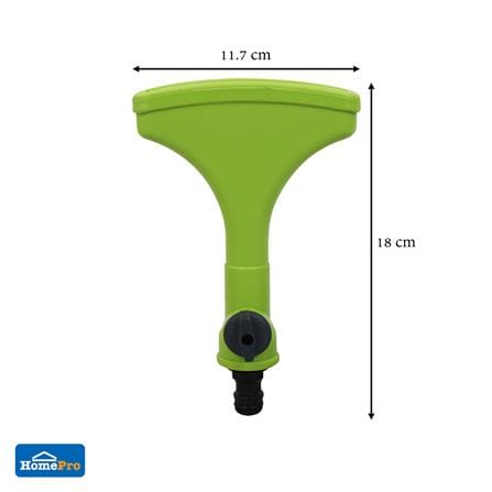 หัวฉีดน้ำฝักบัว พร้อมข้อต่อ SPRING PL-FAN12_5