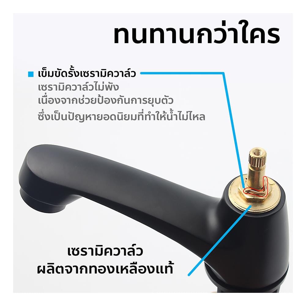 ก๊อกอ่างล้างหน้า DONMARK GL-1245