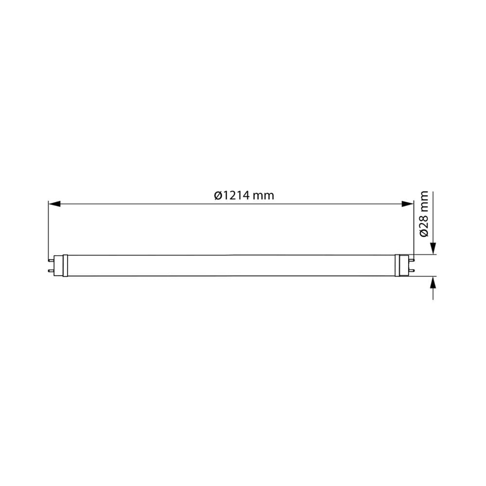 หลอด LED TOSHIBA T8 HIGH LUMEN SE 18 วัตต์ DAYLIGHT G13