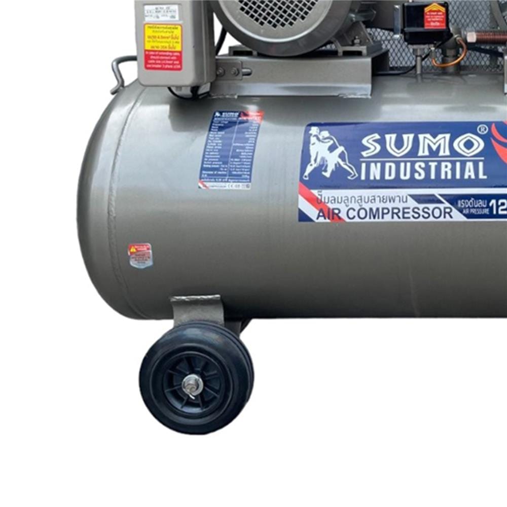 ปั๊มลมสายพาน SUMO JW0.90/12.5T300 10 แรงม้า 300 ลิตร