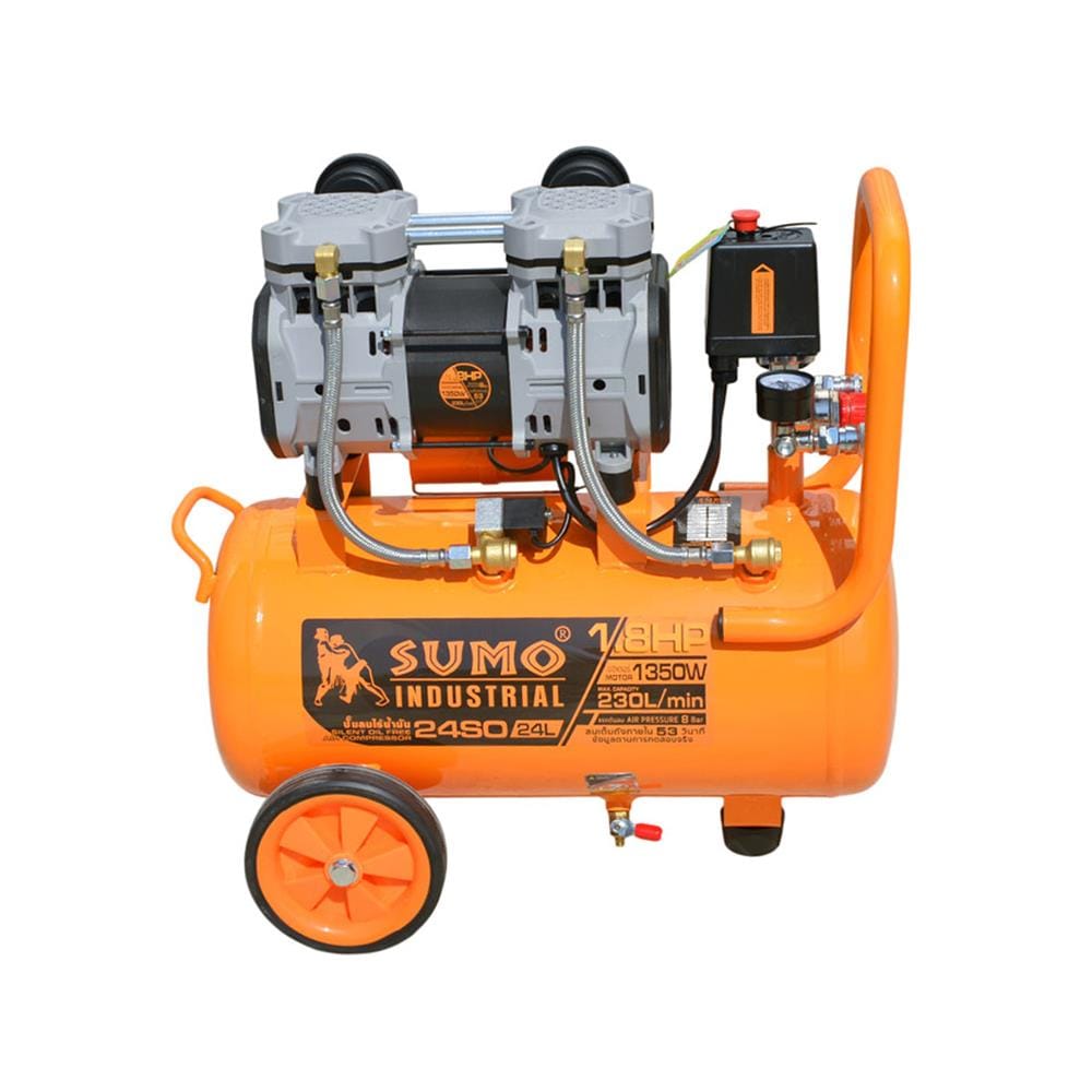 ปั๊มลม OIL FREE SUMO 24SO 1.8 แรงม้า 24 ลิตร