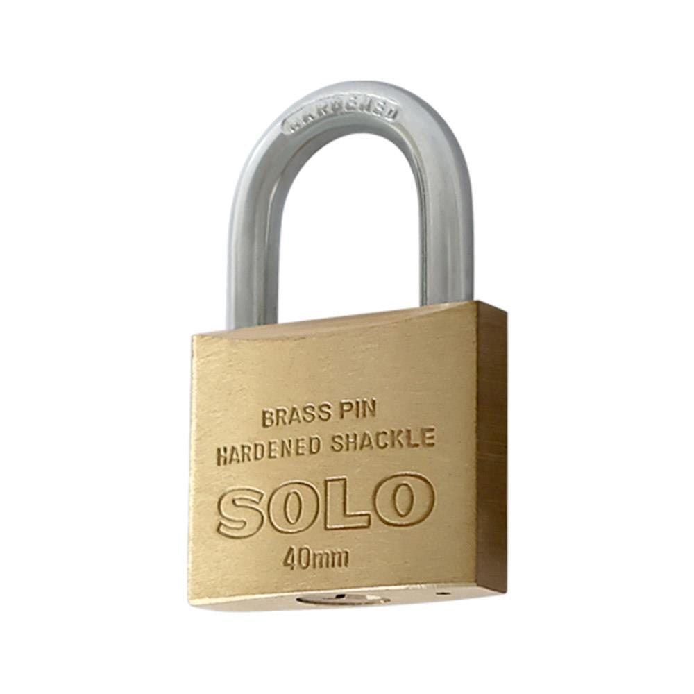 กุญแจคีย์อะไลก์ SOLO 8440 40 มม. สีทองเหลือง 3 ตัว/ชุด