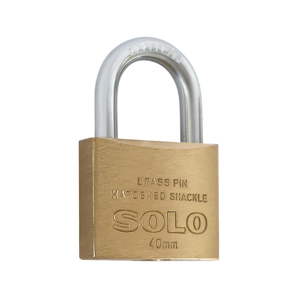 กุญแจคีย์อะไลก์ SOLO 8440 40 มม. สีทองเหลือง 3 ตัว/ชุด