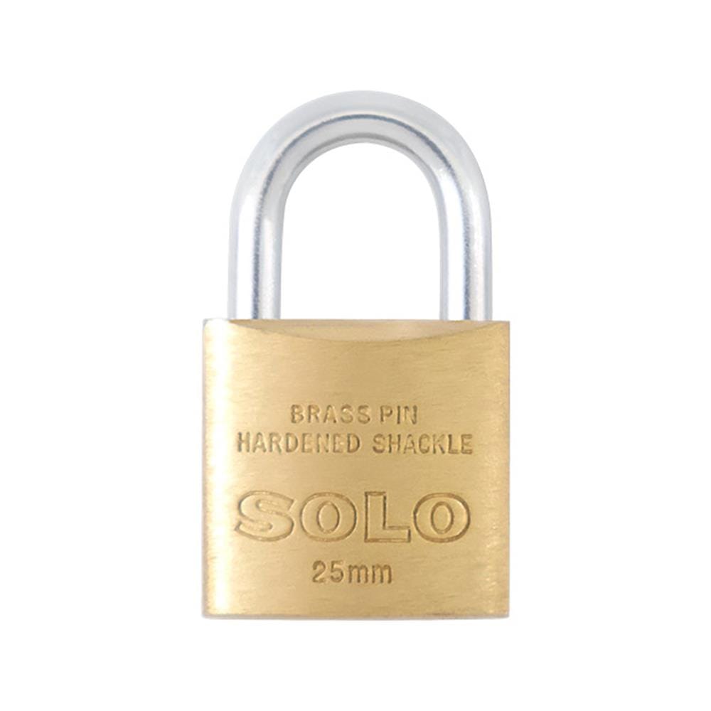 กุญแจคีย์อะไลก์ SOLO 8425 25 มม. สีทองเหลือง 2 ตัว/ชุด