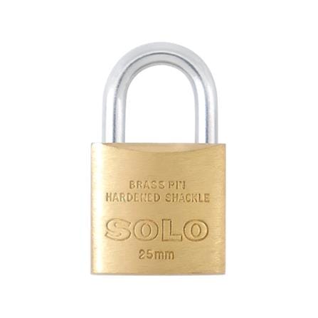 กุญแจคีย์อะไลก์ SOLO 8425 25 มม. สีทองเหลือง 3 ตัว/ชุด_1
