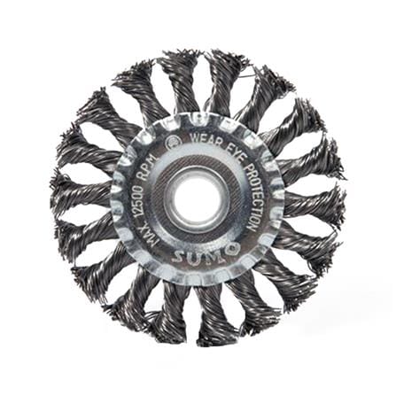แปรงลวดกลมถักเปีย SUMO HEAVY DUTY 4 นิ้ว (4X1/2 นิ...