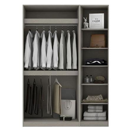 ตู้เสื้อผ้า 2 บานเปิด KONCEPT BLOX 150 ซม. สี LIGHT WOOD_1