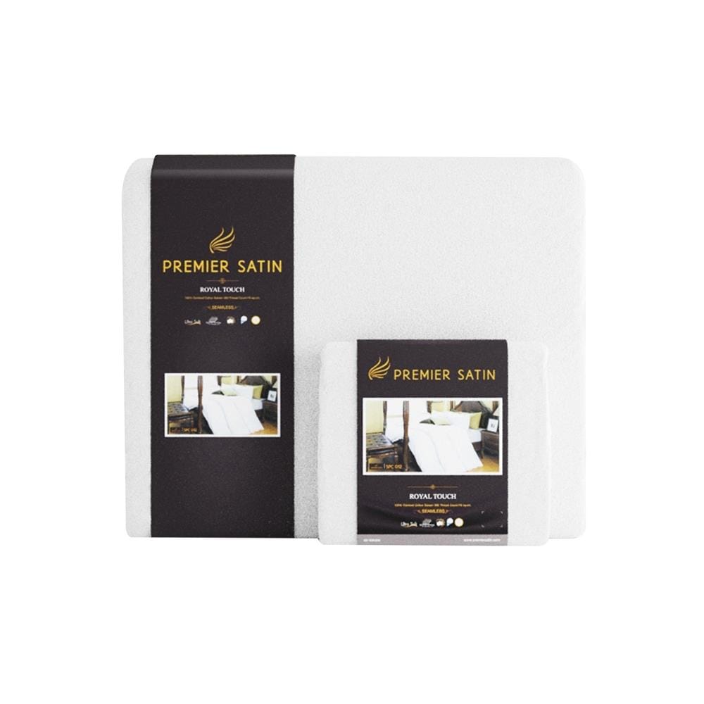 ชุดผ้าปูที่นอน 3.5 ฟุต 4 ชิ้น PREMIER SATIN ROYAL TOUCH SPC012