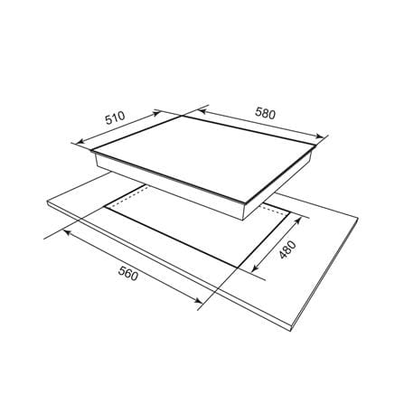 เตาฝังเซรามิก MEX HVN264 60 ซม._3