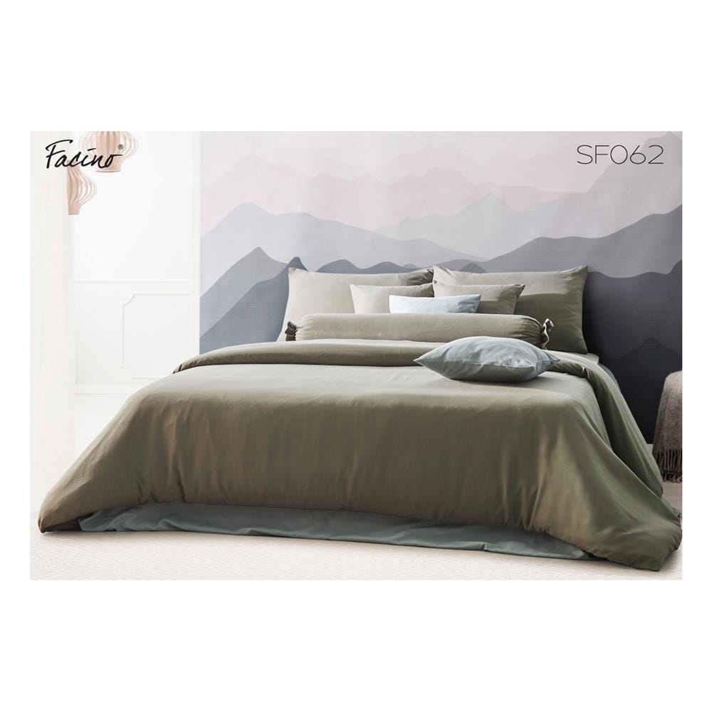 ชุดผ้าปูที่นอน 3.5 ฟุต 4 ชิ้น FACINO SOLID SF062