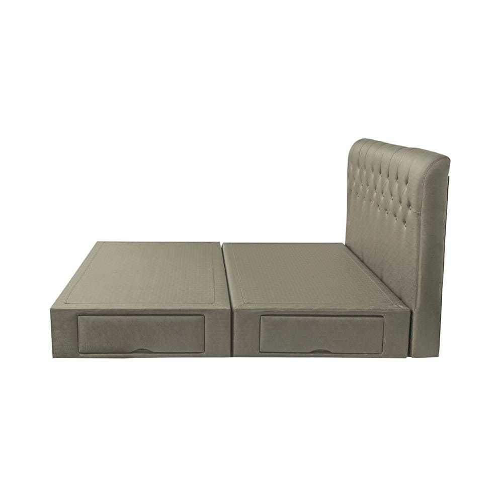 ฐานรองหัวเตียง 6 ฟุต HOME LIVING STYLE ROME-L สี TAUPE