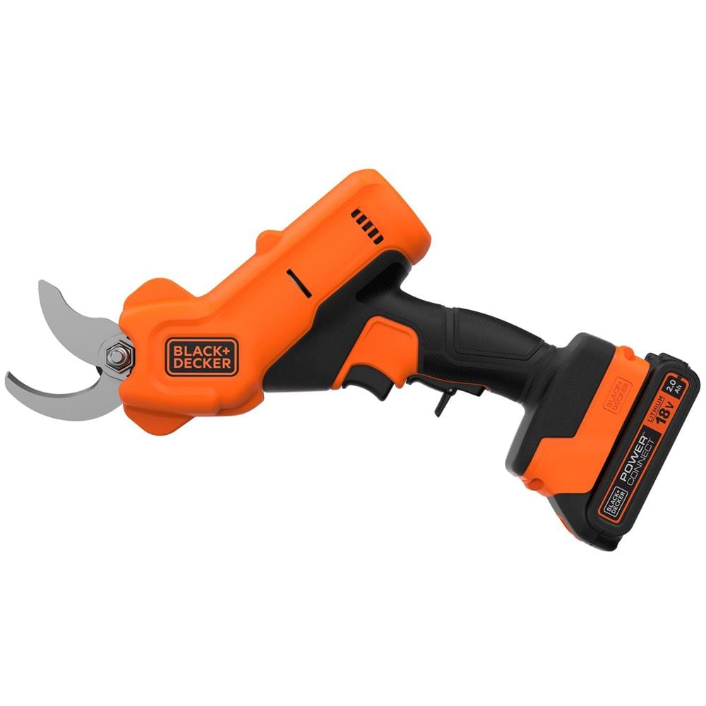 กรรไกรตัดกิ่งไม้ไร้สาย (พร้อมแบตเตอรี่) BLACK&DECKER BCPP18D1-QW 18 โวลต์
