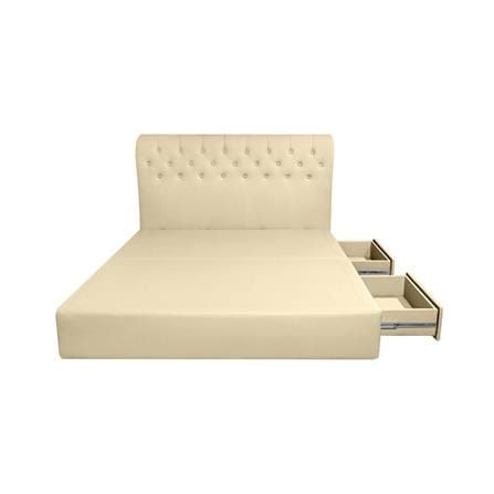 ฐานรองหัวเตียง 6 ฟุต HOME LIVING STYLE ROME-L สีครีม_1