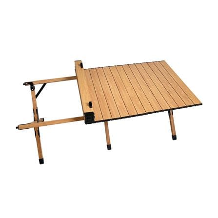โต๊ะพับตั้งแคมป์ SPRING WOOD GRAIN 120X60 ซม. สีน้ำตาลอ่อน_2