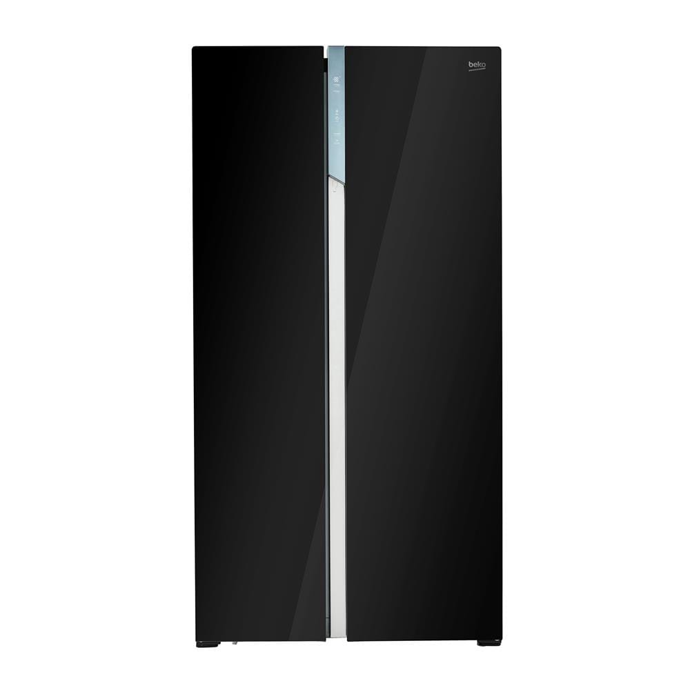 ตู้เย็น SIDE BY SIDE BEKO GNO62251GBTH 22 คิว กระจกดำ
