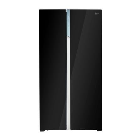 ตู้เย็น SIDE BY SIDE BEKO GNO62251GBTH 22 คิว กระจกดำ_0