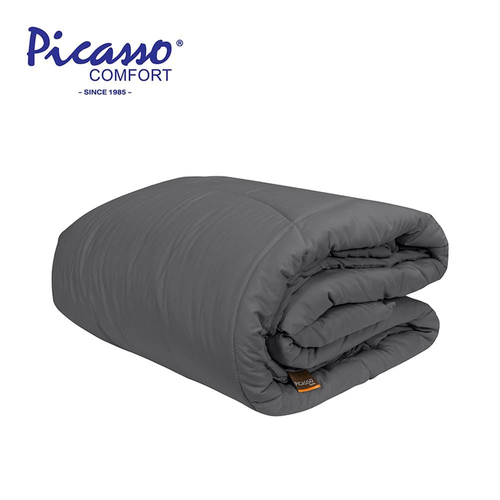 ผ้านวม PICASSO SMILE 60X80 นิ้ว สี DARK GRAY