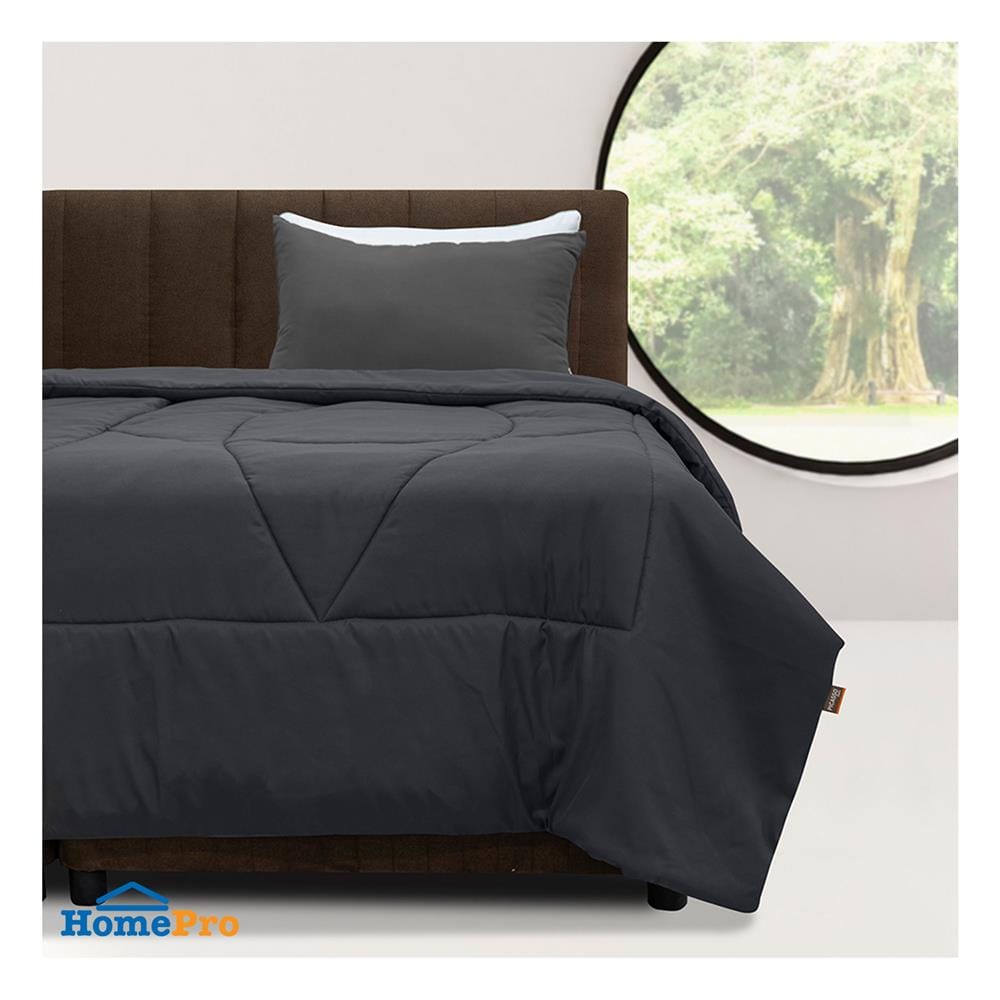 ผ้านวม PICASSO SMILE 60X80 นิ้ว สี DARK GRAY
