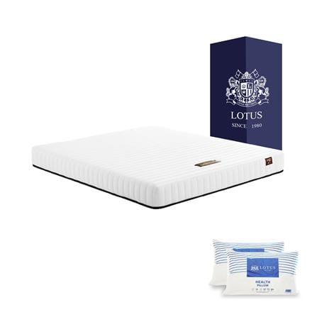 ที่นอนไฮบริด 5 ฟุต สุญญากาศ LOTUS รุ่น SPRING FREE I PLUS พร้อมหมอนหนุน 2 ชิ้น_0