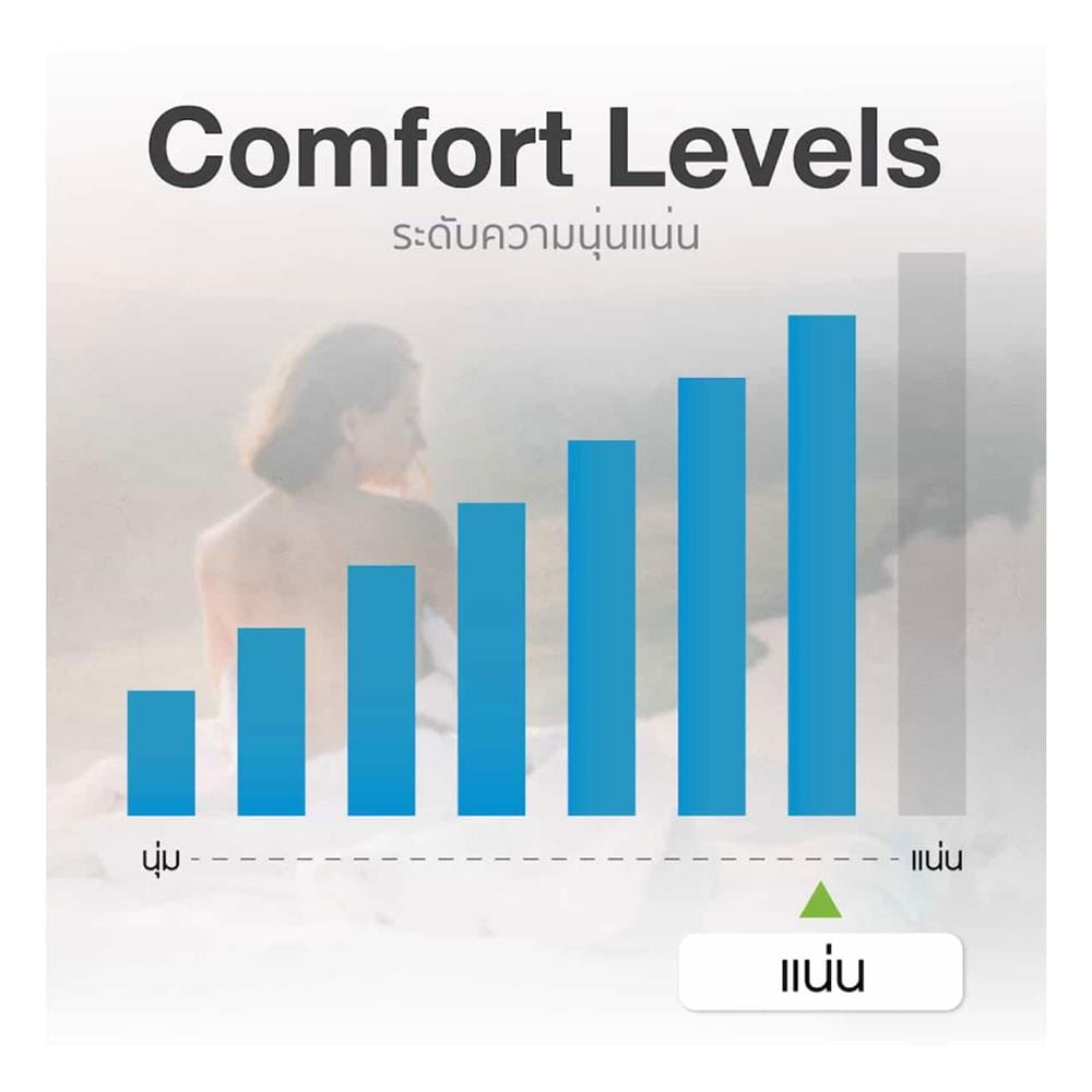 ที่นอนไฮบริด 3.5 ฟุต สุญญากาศ LOTUS รุ่น SPRING FREE I PLUS พร้อมหมอนหนุน 1 ชิ้น