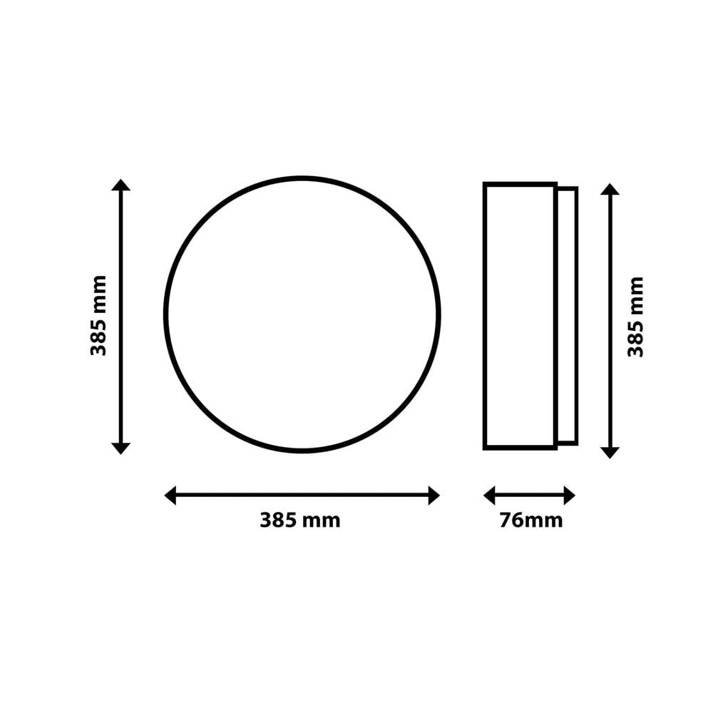 ไฟเพดาน LED PHILIPS CL610 15.5 นิ้ว 24 วัตต์ DAYLIGHT/COOL WHITE/WARM WHITE สีขาว