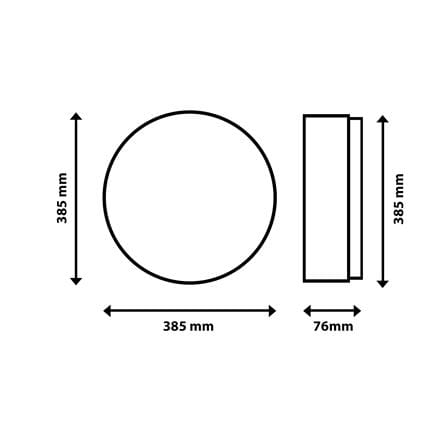 ไฟเพดาน LED PHILIPS CL610 15.5 นิ้ว 24 วัตต์ DAYLIGHT/COOL WHITE/WARM WHITE สีขาว_5
