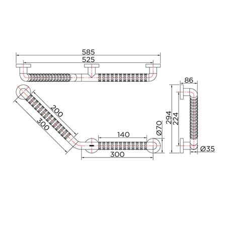 ราวมือจับ ตัว V KARAT FAUCET KB-17-854-AB(V)_3