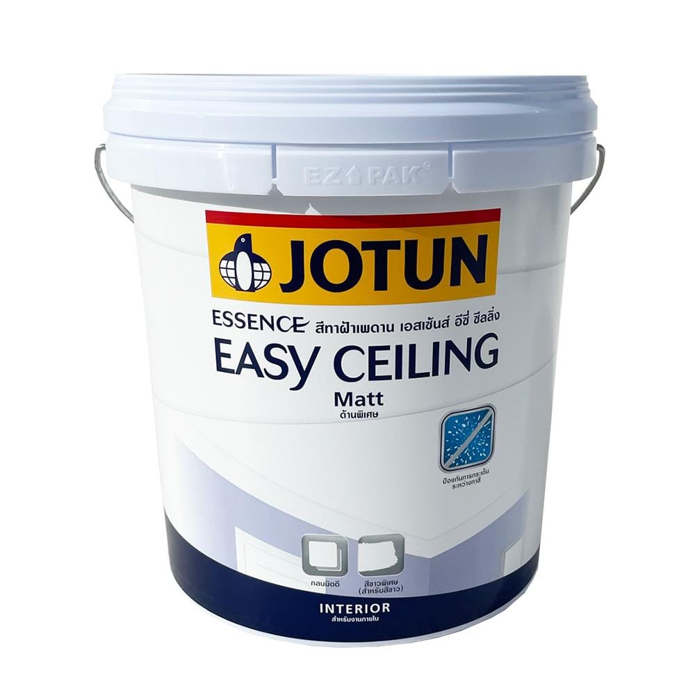 สีน้ำทาฝ้า JOTUN ESSENCE EASY CEILING สีขาว ด้าน 9 ลิตร
