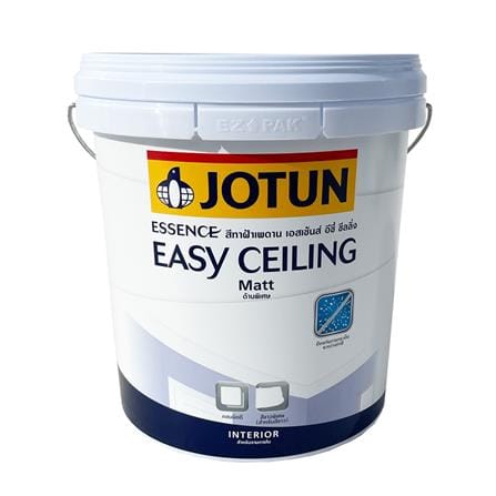 สีน้ำทาฝ้า JOTUN ESSENCE EASY CEILING สีขาว ด้าน 9 ลิตร_0