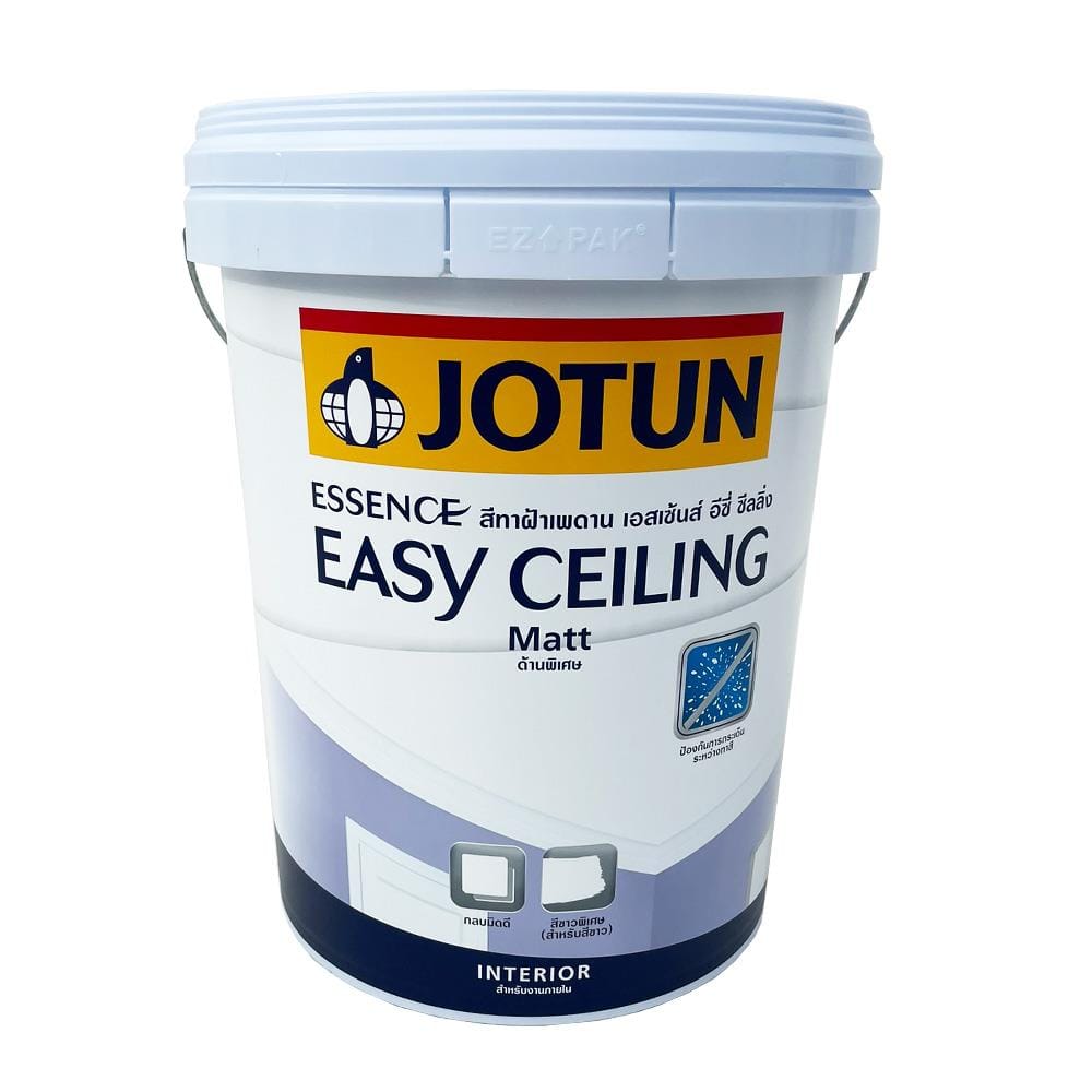 สีน้ำทาฝ้า JOTUN ESSENCE EASY CEILING สีหมอก ด้าน 18 ลิตร