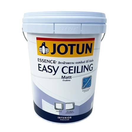 สีน้ำทาฝ้า JOTUN ESSENCE EASY CEILING สีหมอก ด้าน 18 ลิตร_0