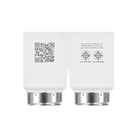 หลอด LED LAMPTAN LIGHT SENSOR 11 วัตต์ WARM WHITE E27_7