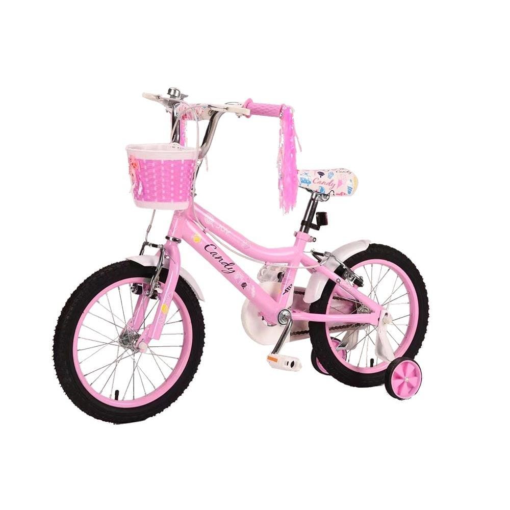 จักรยานเด็ก 16 นิ้ว JOY BICYCLE CANDY สีชมพู