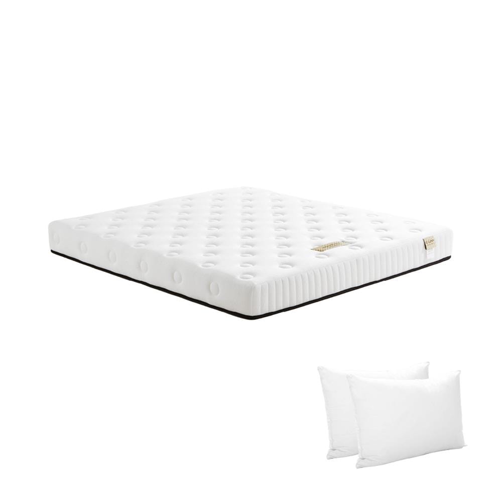 ที่นอนไฮบริด 6 ฟุต สุญญากาศ WOODFIELD รุ่น E-HYBRID-S พร้อมหมอนหนุน 2 ชิ้น