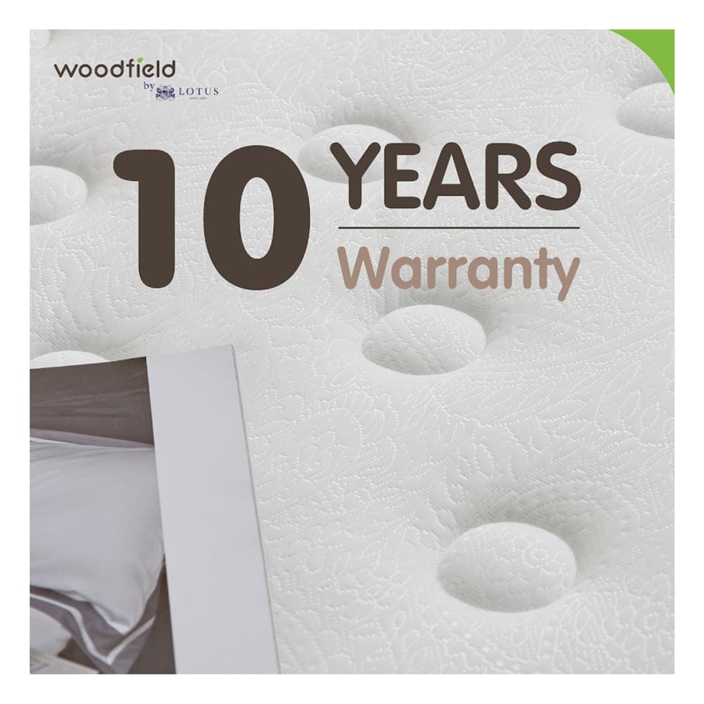 ที่นอนไฮบริด 3.5 ฟุต สุญญากาศ WOODFIELD รุ่น E-HYBRID-S พร้อมหมอนหนุน 1 ชิ้น