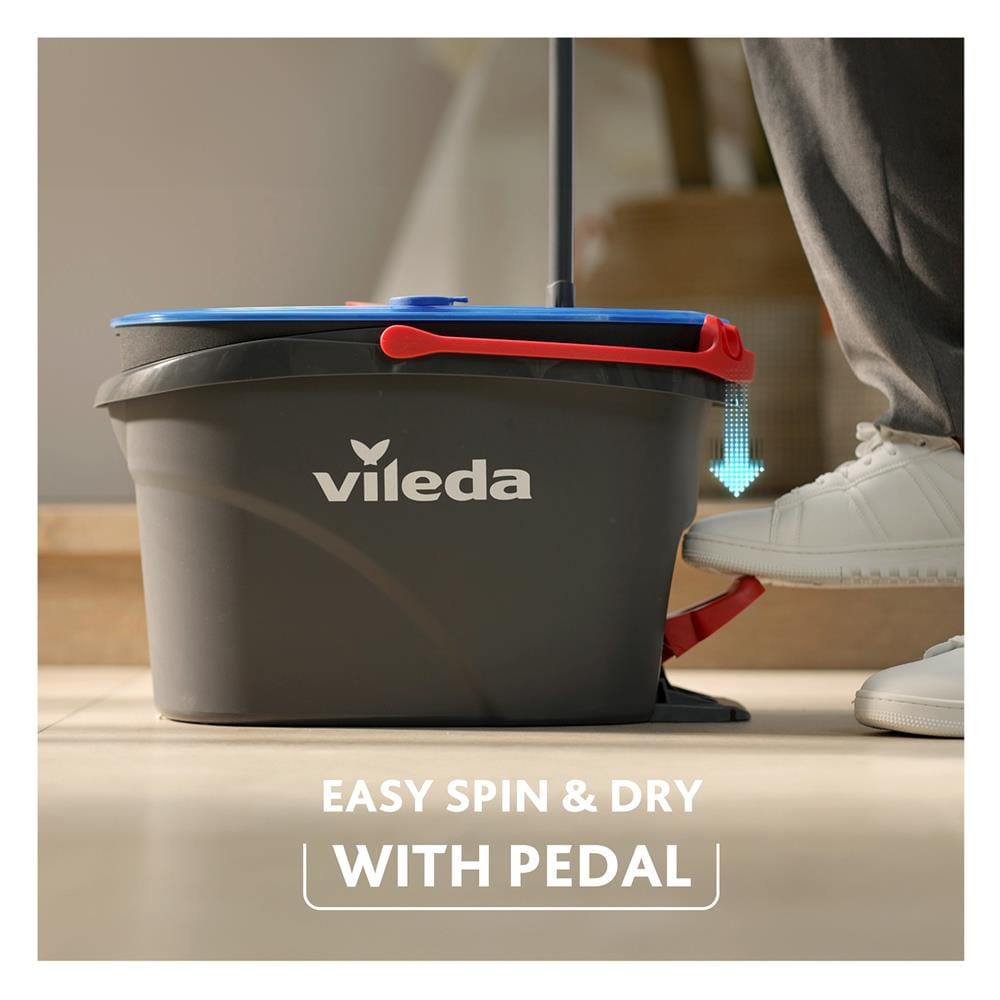 ชุดอุปกรณ์ถังปั่นพร้อมไม้ม็อบ VILEDA H2PRO