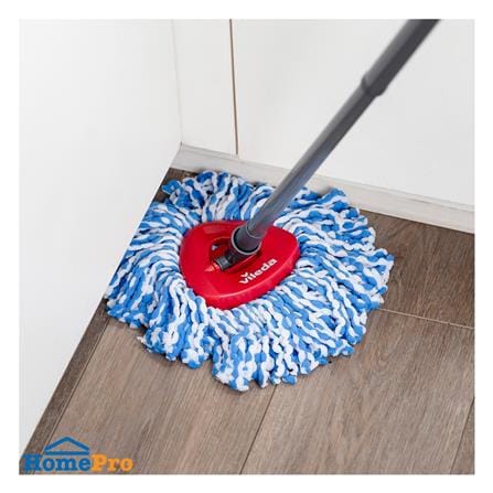 ผ้าม็อบไมโครไฟเบอร์ VILEDA RINSE CLEAN สีฟ้า/ขาว_3