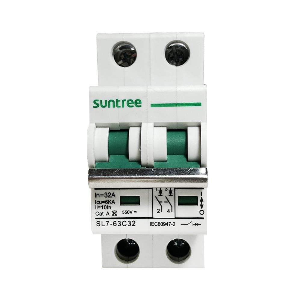 เบรกเกอร์ DC TRANSPOWER 63 แอมป์ 2 โพล 550 โวลต์