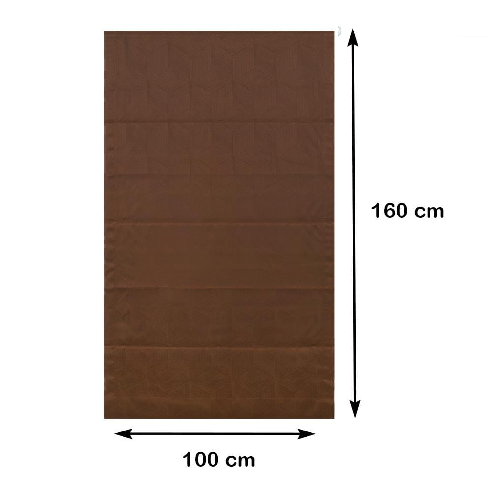 ม่านพับ HOME LIVING STYLE ALLIC UV 100X160 ซม. สีน้ำตาล