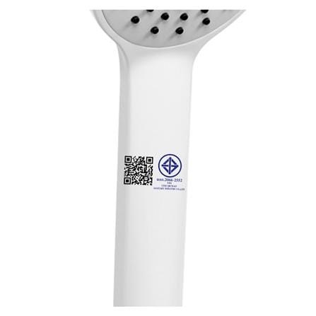 หัวฝักบัวสายอ่อน 1 ระดับ MOYA MY-144WH สีขาว_6