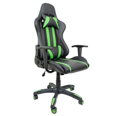 เก้าอี้เกมมิ่ง SHIMONO STRIKER PRO G3 สีดำ/เขียว_2