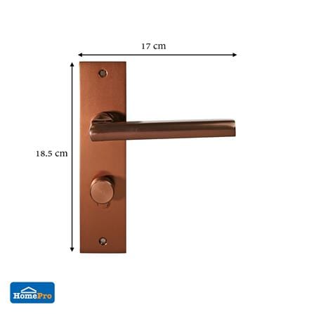 มือจับก้านโยกห้องทั่วไป MORTISE AZLE SH-0020 สีทองแดงรมดำ_6