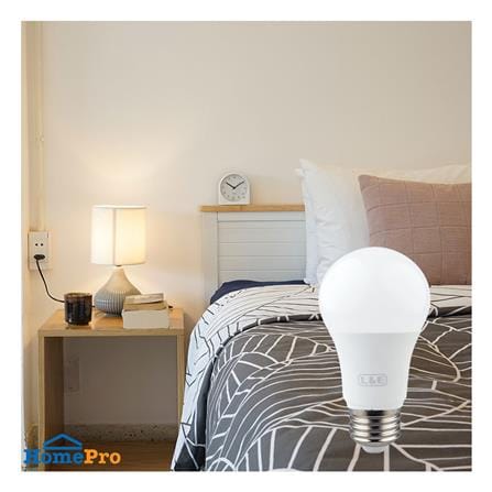 หลอด LED L&E BULB 9 วัตต์ WARM WHITE E27_5