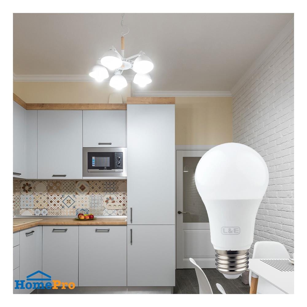 หลอด LED L&E BULB 9 วัตต์ DAYLIGHT E27