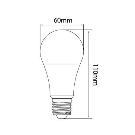 หลอด LED L&E BULB 11 วัตต์ COOL WHITE E27_6