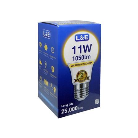 หลอด LED L&E BULB 11 วัตต์ WARM WHITE E27_3