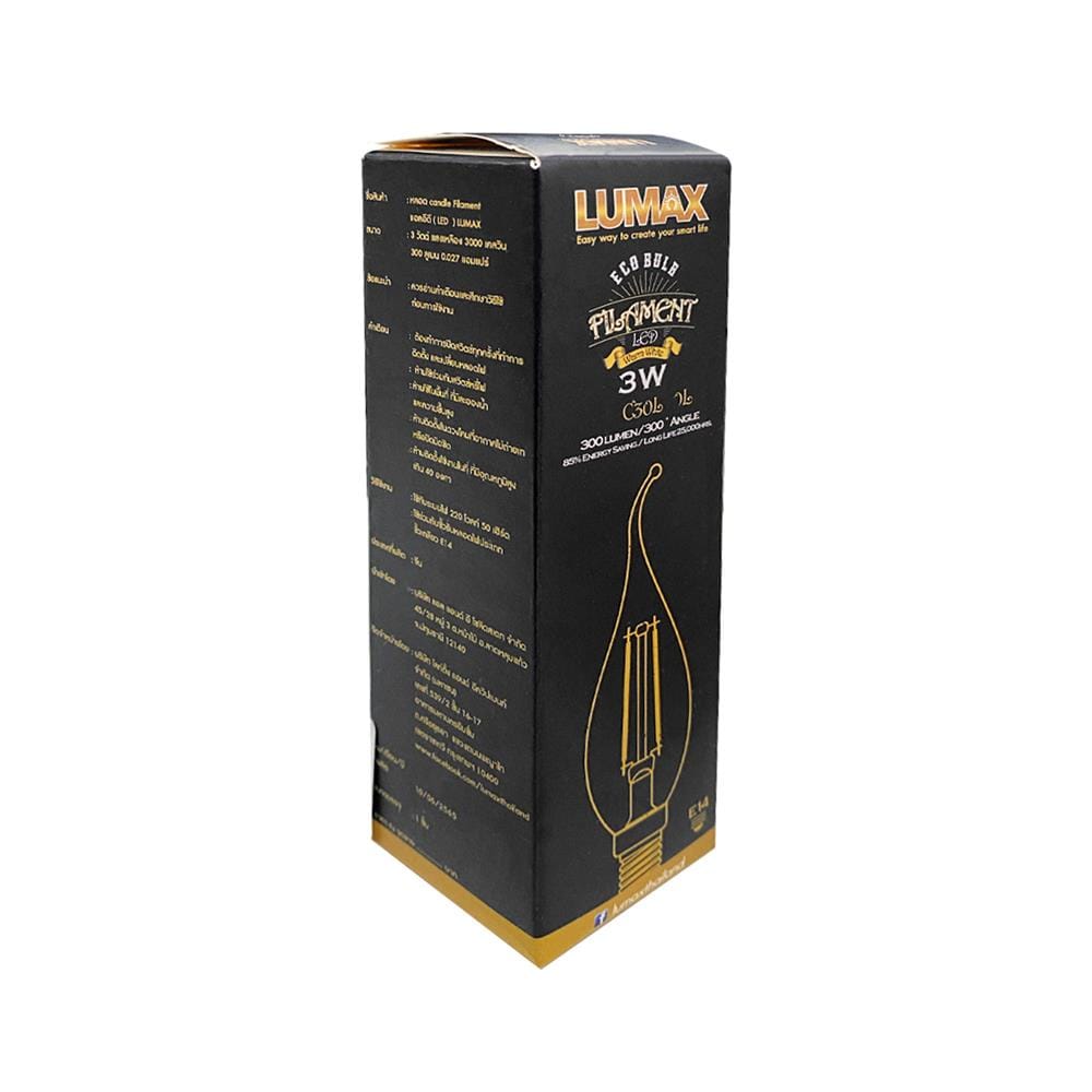 หลอด LED LUMAX FILAMENT OPERA 3 วัตต์ WARM WHITE E14