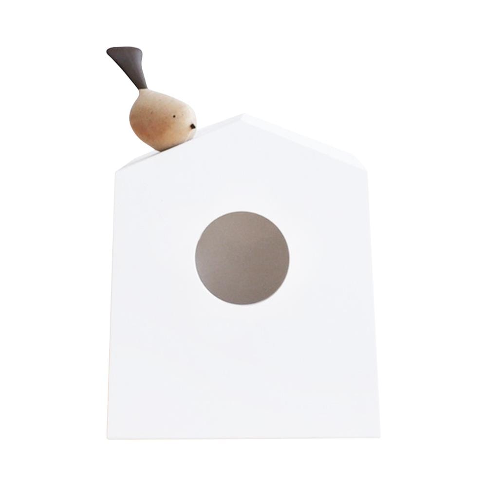 กล่องทิชชู่ป็อปอัพ MINIMAL SCULPT BIRDBIRD สีขาว