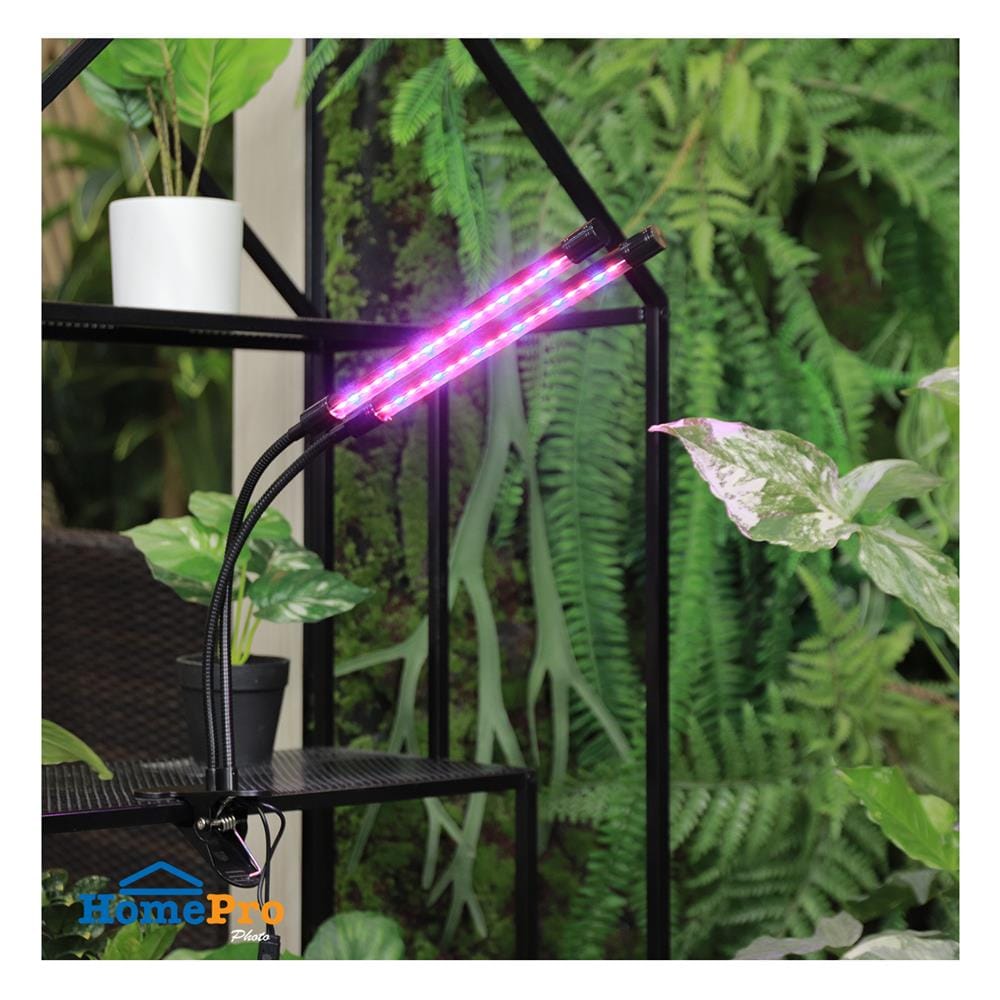 ไฟปลูกต้นไม้ LED CARINI PLANT2H 18 วัตต์ RGB สีดำ
